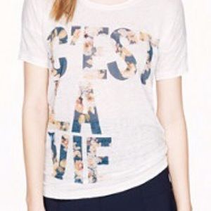 Jcrew C’EST LA VIE tee